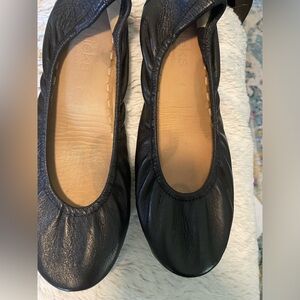 Black Size 7 Tieks - Shoes only, no box or flower.